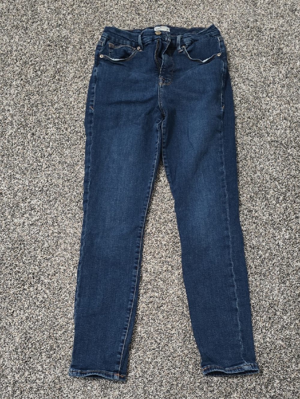 Good American Dark Indigo Skinny Jeans